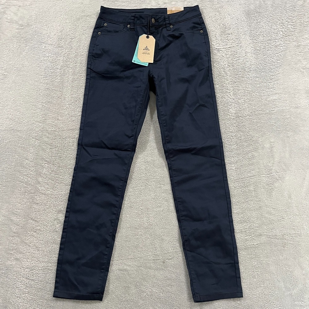 Prana Kayla High Rise Skinny Leg Jeans Womens 4 Blue Denim Cotton Slim Fit